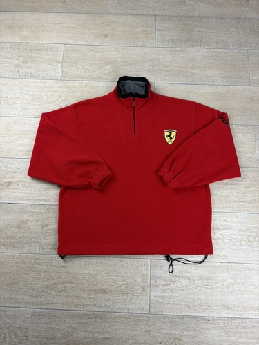 Vintage ferrari fleece jacket - fleece,