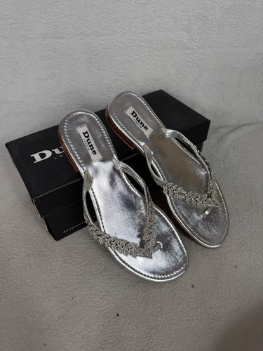 Dune women silver - women's, leather