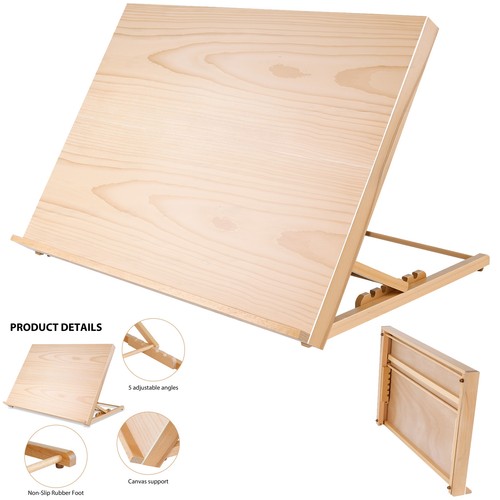 Wooden artist workstation - wooden, a2
