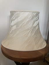 Endon Handmade Cream Lined Silk Iceberg Coolie Lampshade for Table Floor Lamp