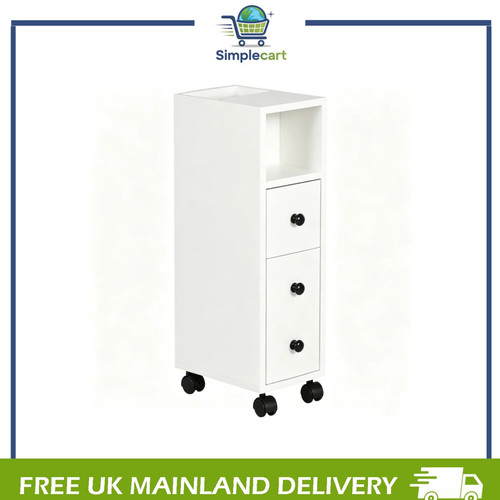 Slimline bathroom storage unit - slimline,