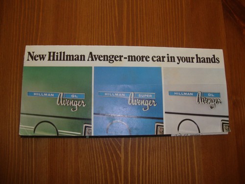 Hillman avenger super de - avenger,