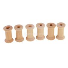 100 Pieces Wholesale Wooden Thread Spools Reels Bobbins for