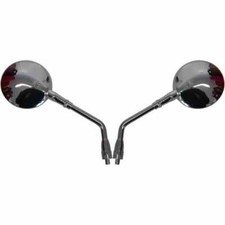 Mirrors 10mm Chrome Round L &