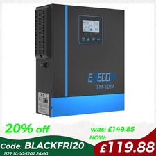 Caravan Hybrid Inverter MPPT 12V 40A PV 20-150V 1000W UPS Motorhome  Campervan