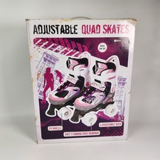 Senhai adjustable pink/purple quad roller skates, size XS (29-32) Kids  UK 11-13