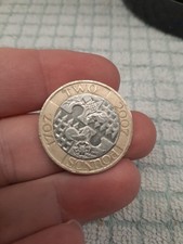 Rare 1707-2007 2 Pound Coin Act Of Union, Minting Error