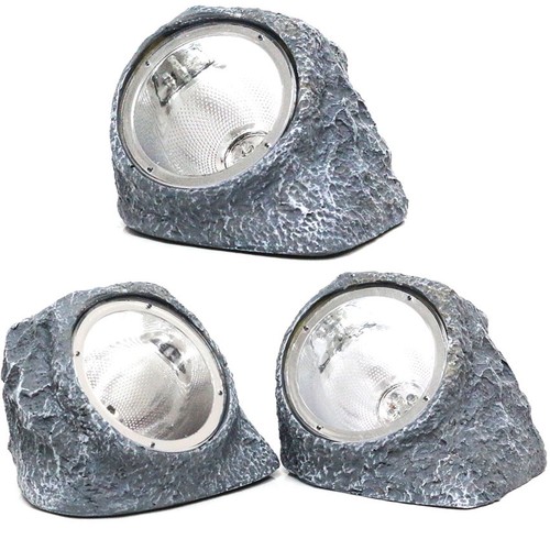 3pk solar rock - solar, lights