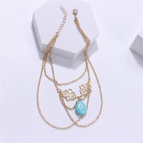 Turquoise arm slave - slave, tassels