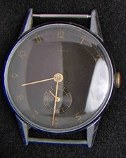 Vintage gilt black sub dial - vintage, sub-dial