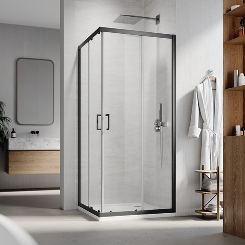 Black frame corner entry - ,