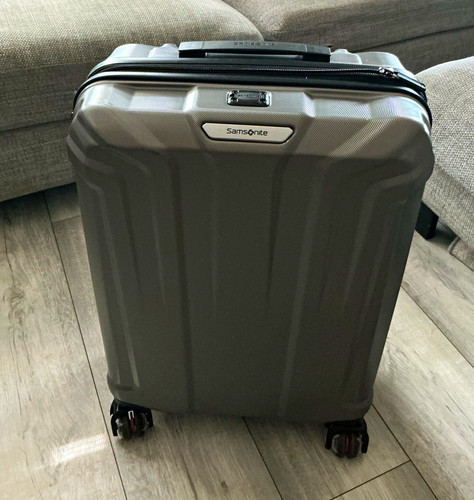 Samsonite grey hard - samsonite,
