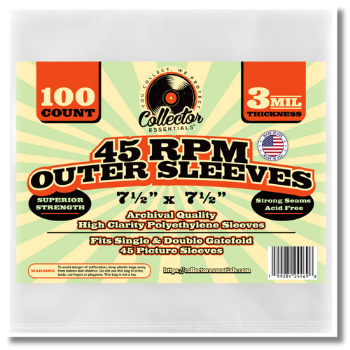 45rpm outer sleeves - sleeves, 100
