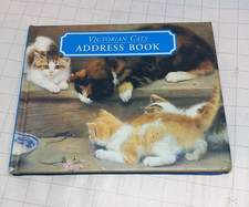 Victorian Cats Address Book Vintage