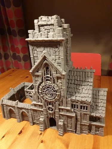Fantasy clock tower - ,