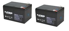 2x Platinum 12V 12AH Batteries