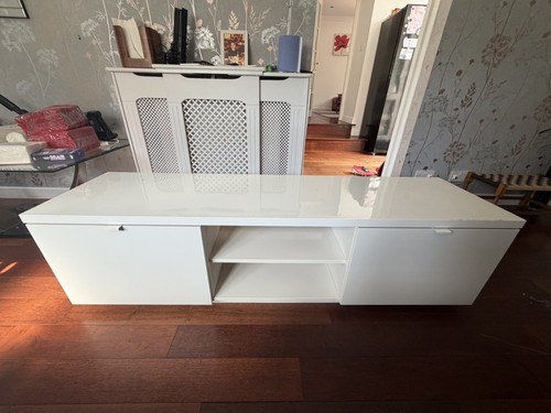 Ikea white stand 2 - white, tv