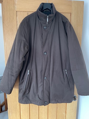 Bugatti brown mens padded coat - brown,