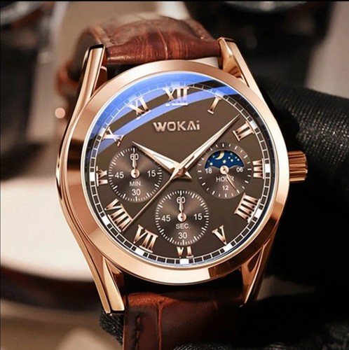 Wokai men brown leather - wokai, men's