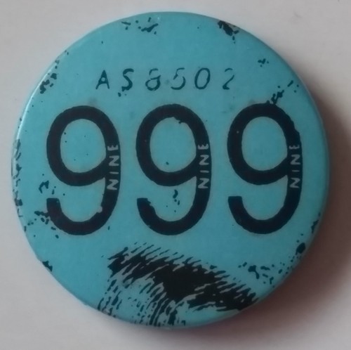 999 vintage pin badge - pin, 35mm