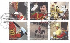 Queen Elizabeth Trooping the Colour GB Used London SW1 2005 ON PIECE (151873)