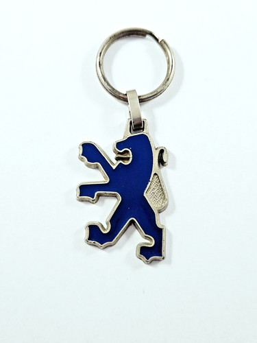 Peugeot keychain metal painted - peugeot,
