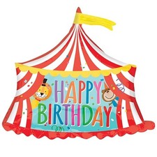Circus Tent Happy Birthday