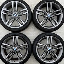 4 Genuine BMW 18" Alloy Wheels 1 2 Series F20 F21 F22 7852489 7852490 Tyres 461M