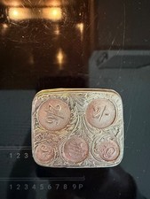 Vintage/Antique Spring Loaded Pocket Pre-Decimal Coin Holder