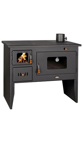 Wood burning range - burning, 16kw