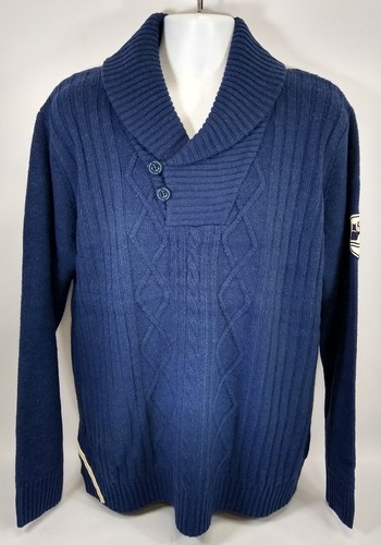Men dark blue - dark, pullover