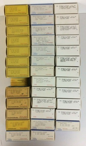 Reader digest microfilm - microfilm, roll