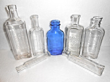 Collection of 7 Antique Aqua