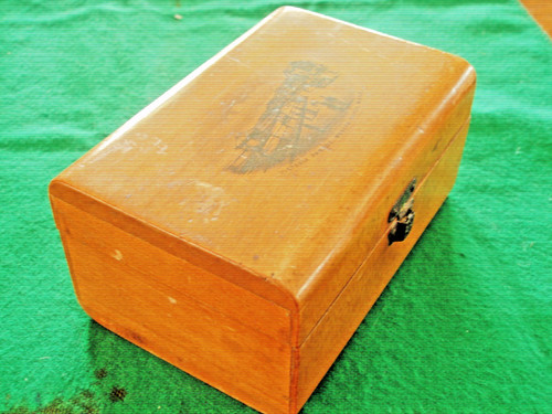 Mauchline transfer ware box - ware,