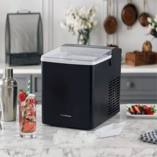 Open kitchen ice maker with - ice,