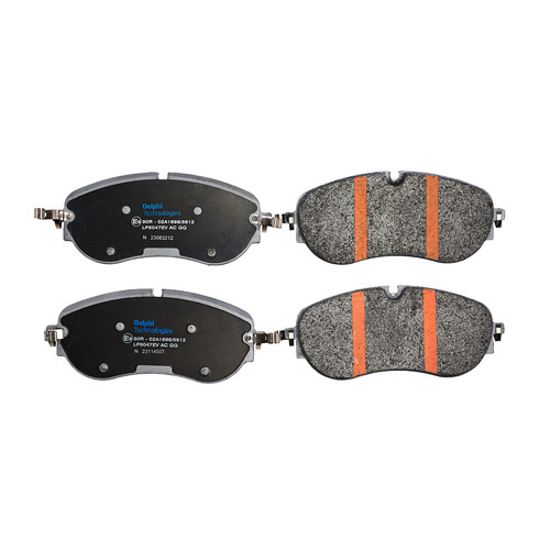 Delphi brake pads front - brake, with