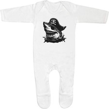 'Pirate Shark ' Baby Romper