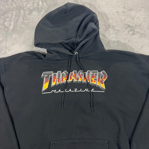 Thrasher flame logo hoodie - flame,