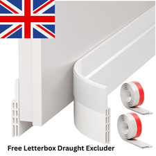 Door Draught Excluder Seal Strip – Stop Cold Air, Noise & Dust Under Door Gaps