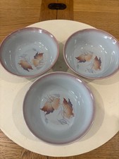 Denby Twilight - 3 x 6" Cereal / Dessert Bowls