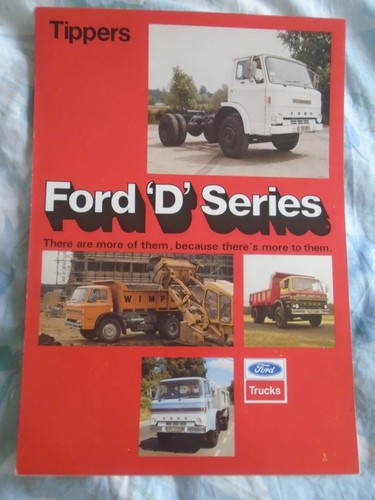 Ford series tippers truck - ford, d