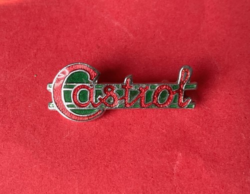 Vintage castrol oil enamel pin - vintage,