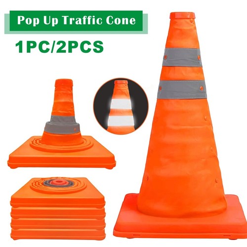 45cm collapsible traffic cones - collapsible,