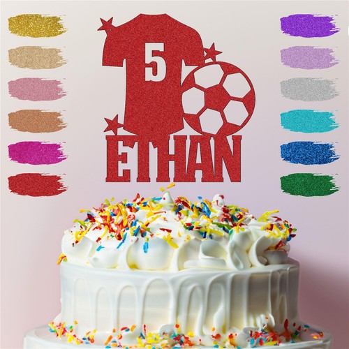 Personalised football cake - football,