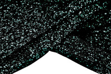 DARK GREEN-BLACK-GREY TWEEDY BOUCLE KNIT BOILED WOOL CASHMERE MADE IN ITALY A29 