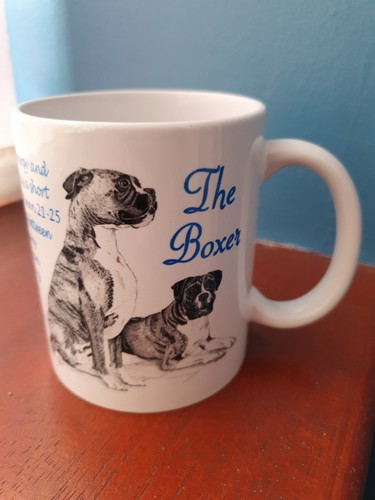 Boxer mug boxers - mugs, dog