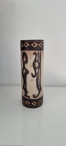 Ceramic vase with - ceramic,