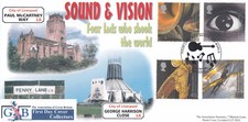 Sound & Vision  Association GB FDC Four Lads Shook World Liverpool 2000 (108714)