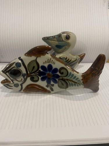 Tonalá mexican pottery - mexican,