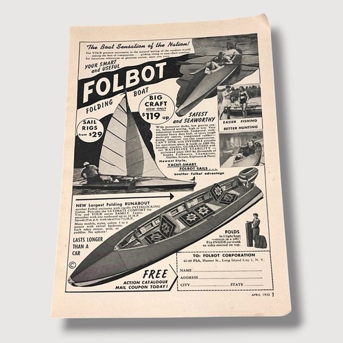 1952 folbot folding boat the - folding,